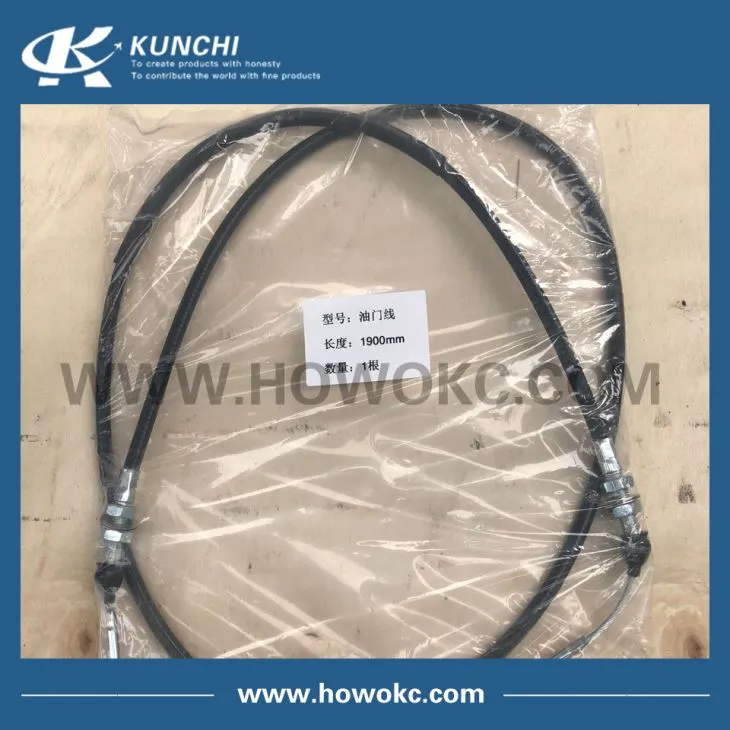 Sinotruk HOWO Cable Accelerater / Throttle Cable WG9725570001